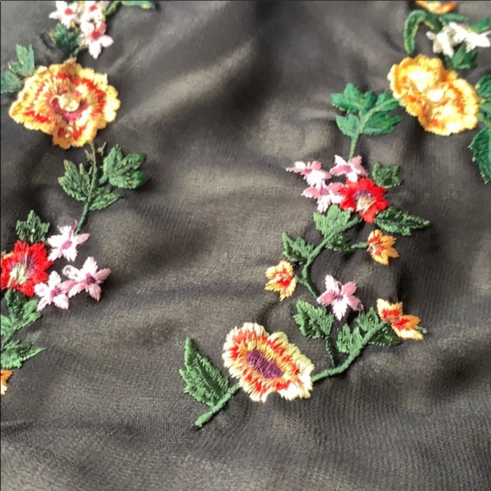 Coromandel Anthropologie Embroidered Crepe Dress🦜 - Picture 11 of 14